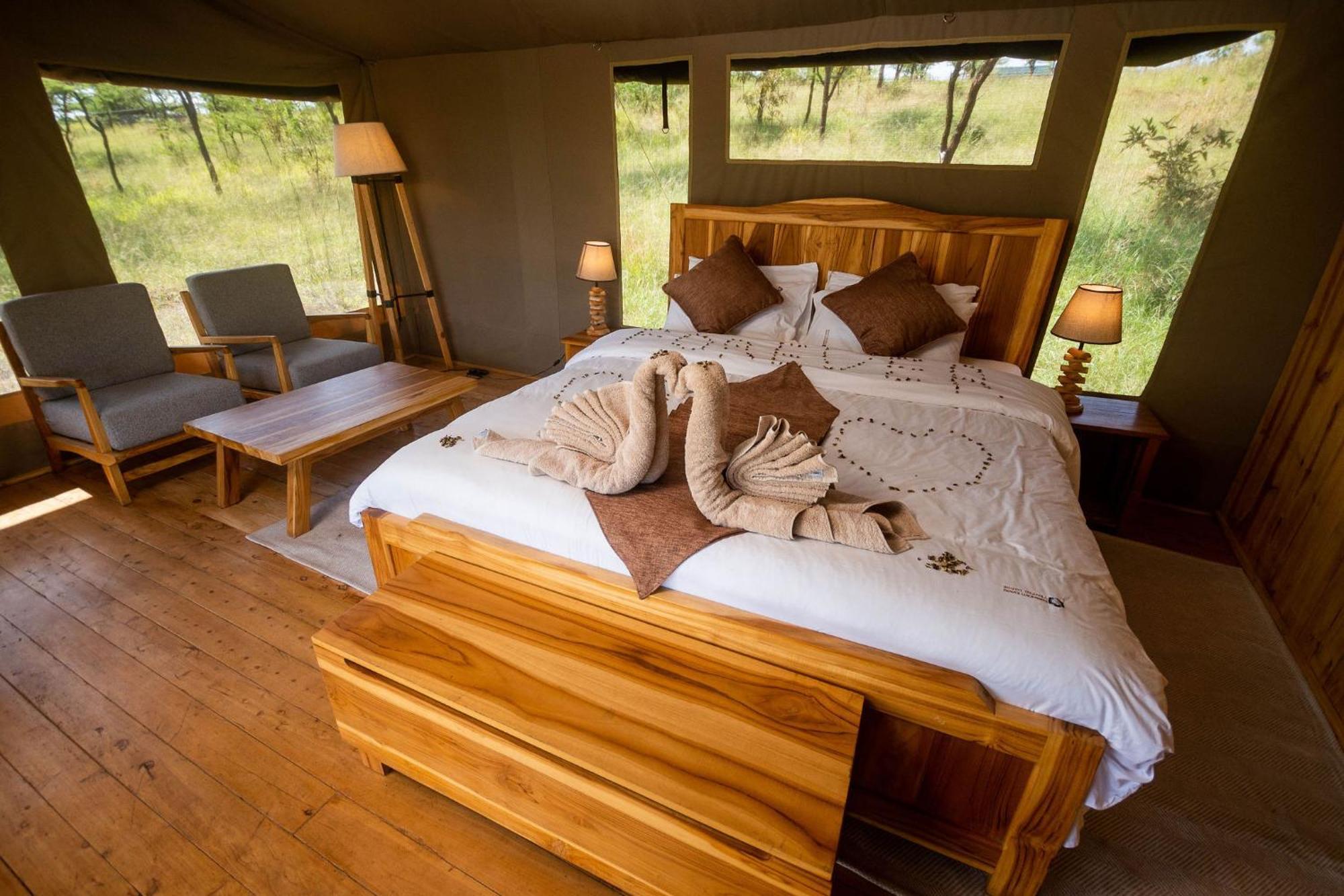 Serengeti Kifaru Tented Lodge Mugumu Exterior foto